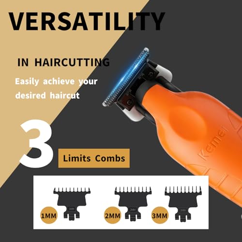 KEMEI 2099 Professional Hair Clippers with Charging Dock