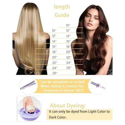 Hetto U Tip Hair Extensions Human Hair Black Ombre Ktip Human Hair Extensions Balayage Black to Silver Grey K Tips Hair Extensions Human Hair 18 Inch 50g 50s