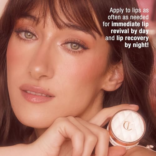 Charlotte Tilbury Life Changing Lip Mask - Multi-Purpose Plumping Mask to Smooth, Hydrate & Soften Dry Lips - Fragrance-Free with a Clear, Glassy Finish