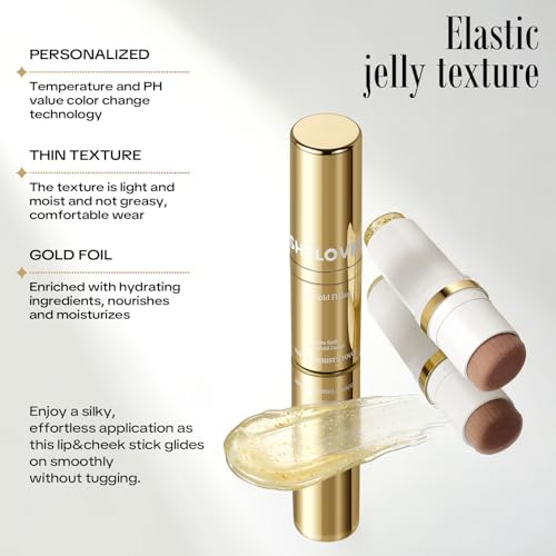 pH-Activated Blush Stick 3-in-1 for Cheeks, Eyes & Lips