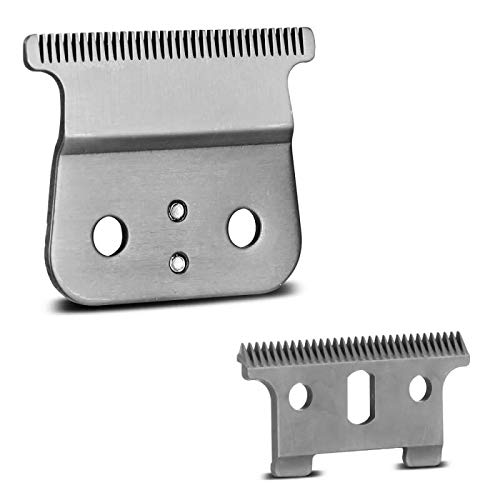 4 Pack Clipper Guards for Andis T, 1/16", 1/8", 1/4", 3/8" Guards Guides, Snap-on Blade Attachment Combs Set with Brush for Hair Clippers Model #04710/04521, Black