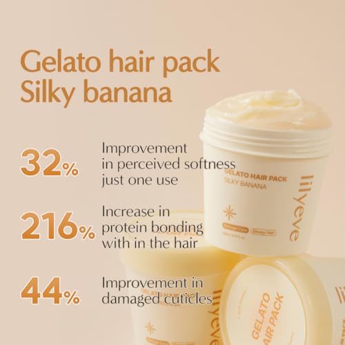 lilyeve Silky Banana Hair Mask - Protein Treatment for Damaged Hair