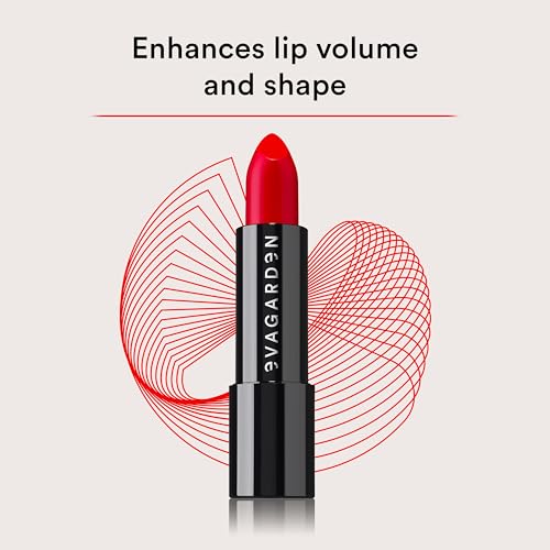 EVAGARDEN Classy Lipstick - Formulated with Natural Oils - Envelopes Your Skin with Satin Effect - Light, Pigmented Blend Gives Full Coverage and Chic Finish Instantly - 612 Flame Scarlet - 0.1 oz
