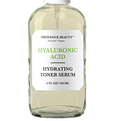 Beaute DE Provence Hydrating Hyaluronic Acid Toner for Face - Facial Setting Spray - Enhanced with Green Tea - Dark Spot Remover - 4 Fl Oz and Aloe Vera