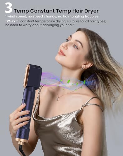 UKLISS 6-in-1 Hair Dryer Brush & Styler for All Hair Types