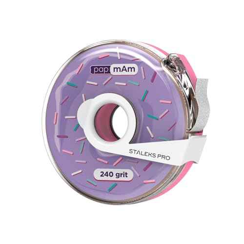 White Nail File Refill roll - 80 Files in a roll 240 grit'