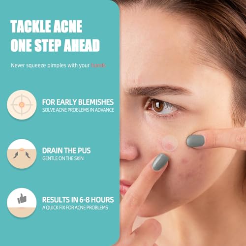 New Pimple Patches for Face, 3 Different Sizes Hydrocolloid Acne Patches,Large Pimple Patch Pimple Stickers for Covering Zits and Blemishes, Zit Patches Sticker for Face or Skin
