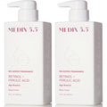 MEDIX Fragrance Free Retinol Face Moisturizer & Body Lotion Crepey Skin Care Treatment | Anti Aging Firming Retinol Cream For Face Targets Loose Crepe Skin, Wrinkles, & Fine Lines, 15 Fl Oz, 2-Pack