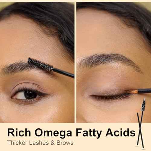 Castor Oil EWG Verified 4oz Glass Bottle - 100% Pure, Cold Pressed, Hexane Free, Virgin Caster Oils for Face, Eyelash, Eyebrow, Hair - with Lash Starter Kit & Empty Roller Ball Bottle