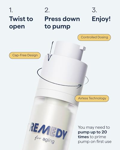 Remedy Science Anti-Aging Serum for Wrinkles & Uneven Skin Tone - Hydrating Night Treatment