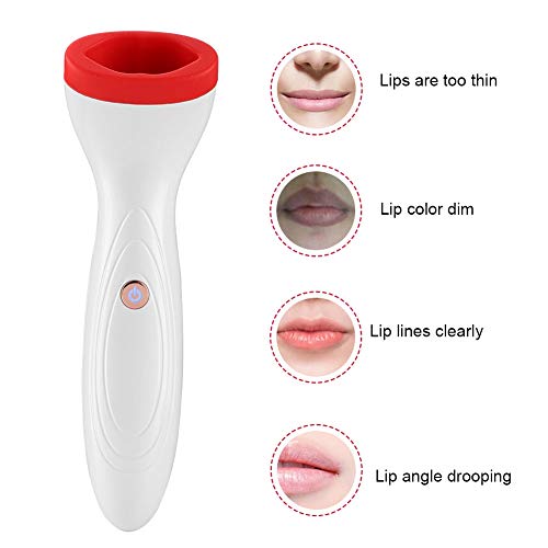 USB Rechargeable Lip Plumper with 3-Speed Vacuum Suction