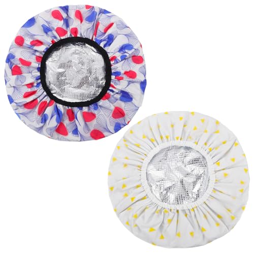 Deep Conditioning Heat Cap (2 Pack) - Double Layer Waterproof