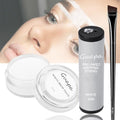Eyebrow Mapping Kit with White Pre-inked Mapping String White Brow Paste Eyebrow Brush for Microblading Permanent Makeup Brow Lips Shape Mapping and Define (Kit)