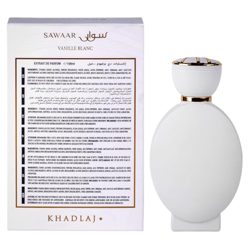 Khadlaj Sawaar Vanille Blanc Extrait de Parfum 3.4oz
