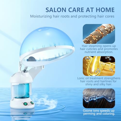3-in-1 Facial Steamer with Hair & Humidifier Function