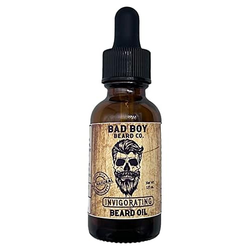 Beard Oil - Invigorating Blend (Cedarwood/Peppermint/Lavender) - All Natural Ingredients - 1oz