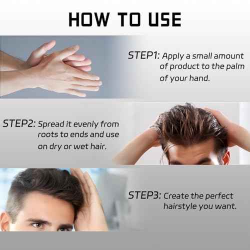 Pomade For Men, All Day Hold Matte Hair Wax, Matte Finish-Flake-Free-Non-Greasy Matte Pomade, Hair Paste For All Hair Types (2 Oz)