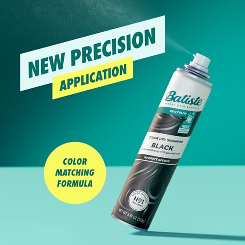 Batiste Color Dry Shampoo for Black Hair, 3.81 oz (Pack of 2)