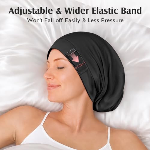 YFONG Mulberry Silk Sleeping Bonnet for Men & Women