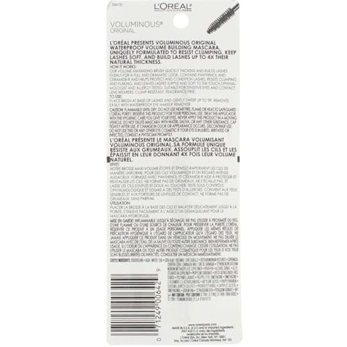 L'Oreal Voluminous Waterproof Mascara - Black