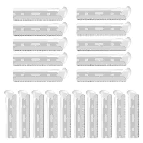 Replacement Blades Compatible with Tweezerman Facial Razor, 20 Count (Pack of 1)