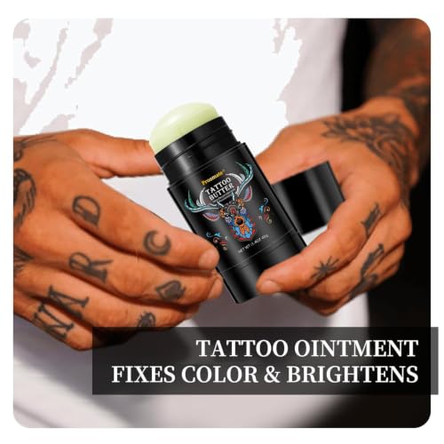 Natural Tattoo Aftercare Butter Balm for Healing & Color Enhancing