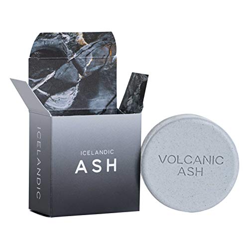 Exfoliating Bars of Soap From Natural Ingredients, Assorted Scents - Icelandic Volcanic Ash and Angelica Herb, Set of 2, 4.3 Ounce Each