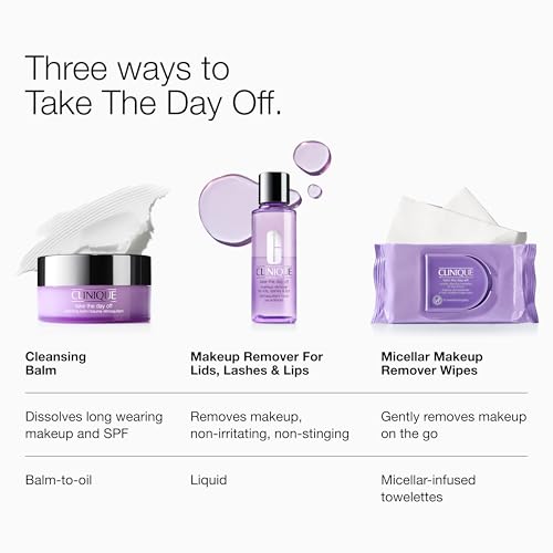 Clinique Take The Day Off Micellar Makeup Remover Wipes, 50 Count