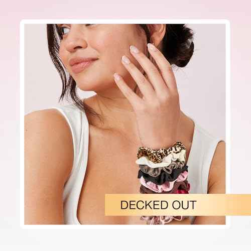 Scunci by Conair 10pk Scrunchie Velvet & Knitted Gift Box - hair ties -holiday gifts - teen girl gifts - hair elastics - hair accessories for girls - stocking stuffers - gifts for her - Assorted