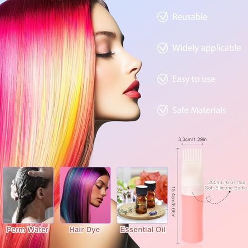 DUAIU Hair Oil Applicator Set with Scalp Massager & Spray Bottle