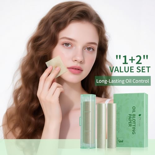 DUcare Oil Blotting Sheets 15M Green Tea - Refillable Dispenser