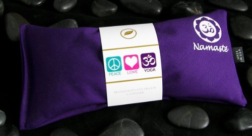 Yoga Eye Pillows Set of 4 - Hot Cold Therapy, Made in USA