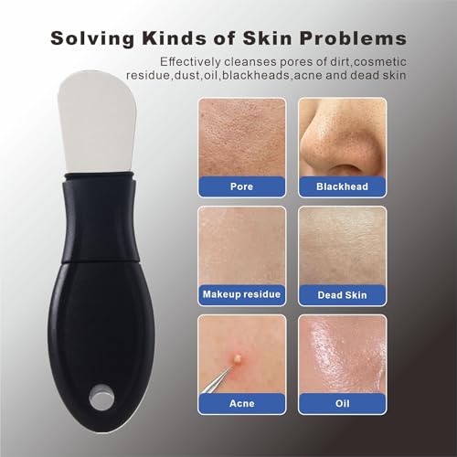2-in-1 Face Cleansing Brush & Blackhead Remover Scraper