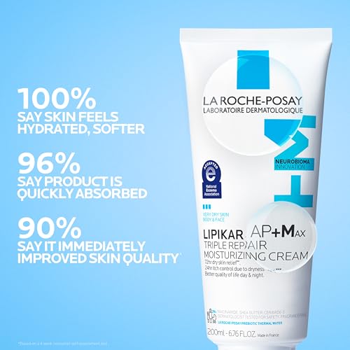 La Roche-Posay Lipikar AP+MAX Body Cream for Dry Skin