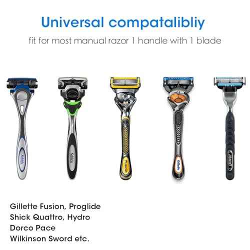 Nincha Manual Razor Travel Case Portable Plastic Manual Razor Trimmer Protector Black