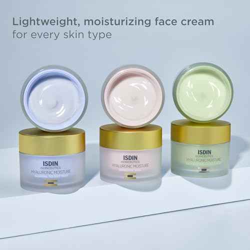 ISDIN Hyaluronic Moisture Oily & Combination Skin Mattifying Daily Face Moisturizer with Hyaluronic Acid 1.76 OZ (Eco-Refill)