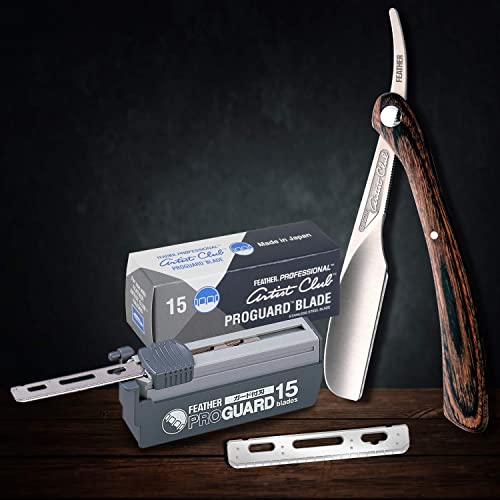 Feather Artist Club ProGuard Razor Blades 15 Count (Pack of 2)
