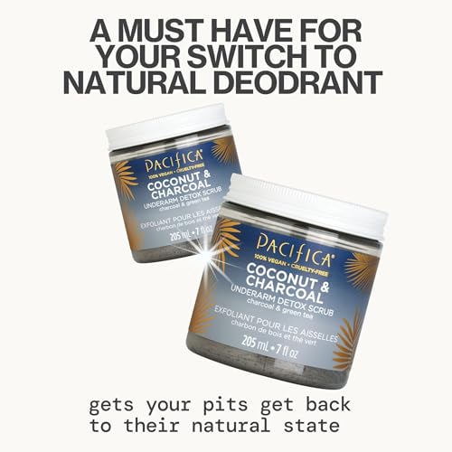 Pacifica Underarm Body Scrub - Armpit Detox Coconut & Charcoal