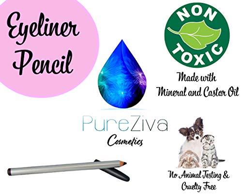Pure Ziva Chocolate Matte Dark Brown Eyeliner Pencil