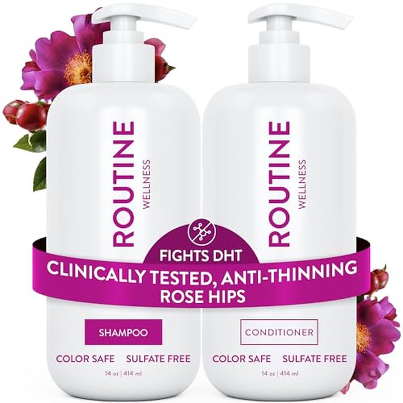 Anti-Thinning Shampoo & Conditioner Set - Biotin & Saw Palmetto