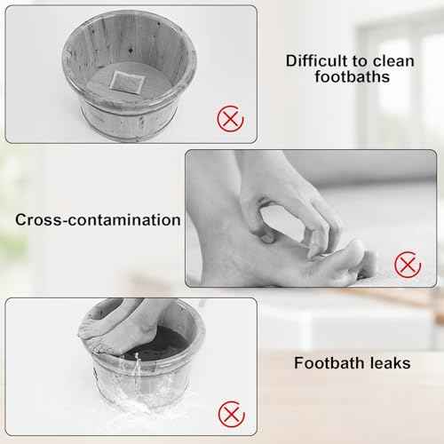 25 Pcs Transparent Pedicure Liners Disposable, Disposable Foot Tub Liner Portable Bath Bags with Retractable Belt, Portable Bath Bag, Can Be Used in Foot Bath Stores, SPA halls, Home Personal Care