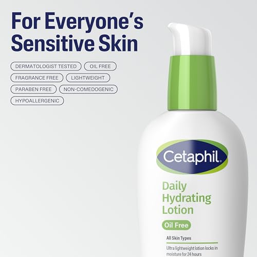 Cetaphil Daily Hydrating Face Lotion with Hyaluronic Acid, 3oz
