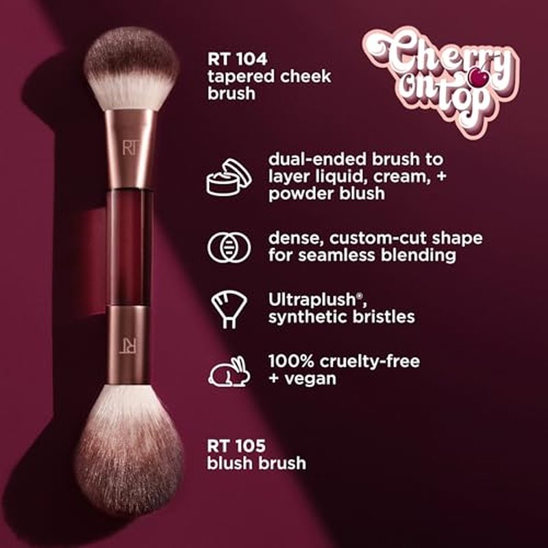 Real Techniques Dual-Ended Blush Brush for Powder & Cream