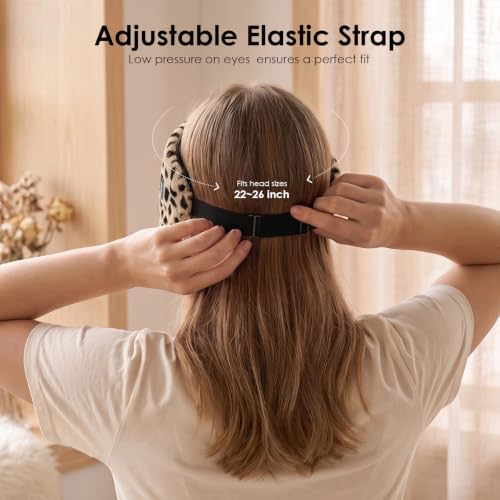 Heated Eye Mask with Rechargeable Battery & 3 Temperature Modes