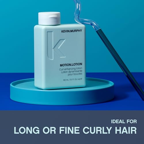 KEVIN.MURPHY MOTION.LOTION - Curl Enhancer Lotion - Hair Care for Long or Fine Hair - Curl Defining Lotion - Weightless with Anti-Frizz - 150 mL / 5.1 fl oz (Pack of 2)