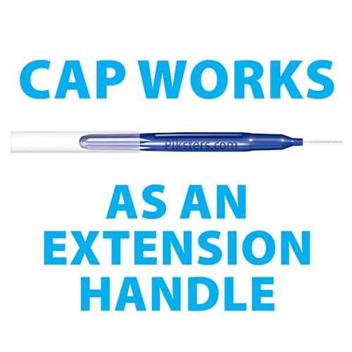 Piksters Interdental Brushes, 40 pk, Size 000, Interdental Tooth Brush for Extremely Tight and Fine Teeth Gaps, Gum Soft Bristles for Plaque Removal, Safe for Braces