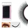 Matte Mink Flat Eyelash Extensions 0.25D Curl 8-15mm Mix Tray