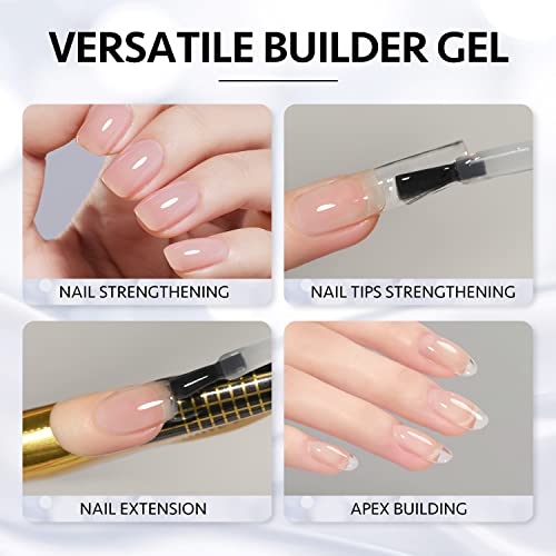 GAOY Clear Builder Gel 16ml - UV Cure Nail Extension