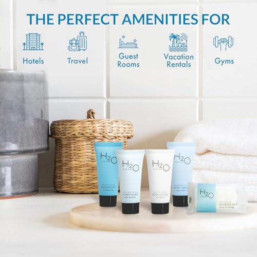 H2O Therapy 75-Piece Hotel Toiletries Set with Shampoo Conditioner Lotion
