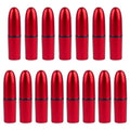 Empty Lipstick Tubes 15 Pack Red Bullet Shaped DIY Lip Balm